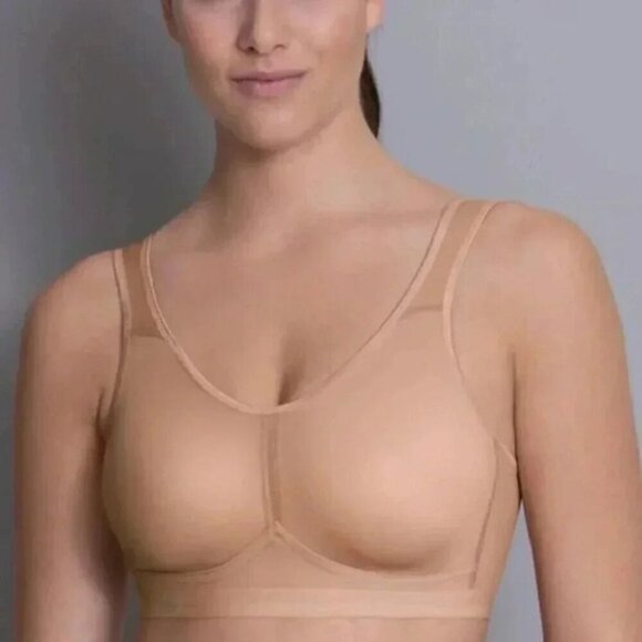 Anita Light & Firm NWT Sports Bra Firm Support Size Deep Sand 44C - Picture 1 of 13